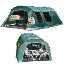 Skandika Tunnelzelt Kaupanga 6 Protect Campingzelt 6 Personen wasserdicht Neu