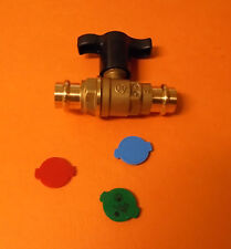 Absperrventil  Kugelhahn m. Flügelgriff R 851 , Pressanschluß Viega