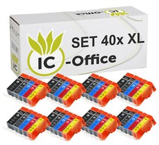 40x TINTENPATRONE mit CHIP CANON PIXMA IP4850 IP4950 IX6550 MG5150 MG5250 MG5350
