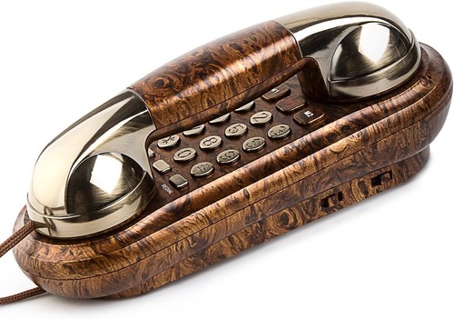 Retro wandtelefon mit - retro,