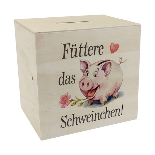 Fröhliches schwein spardose - schwein,
