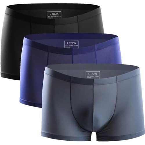 Elegante eis seide boxershorts - eis-seide,