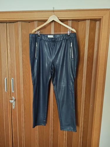 Lederimitathose royalblau - lederimitathose,,