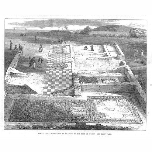 Isle wight römische villa - römische,