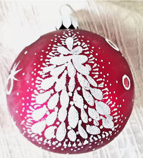 dekorative Glaskugel Baumkugel