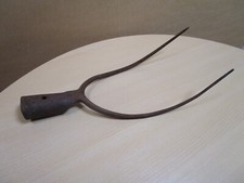 alte Mistgabel Gabel 2 Zinken Heugabel Eisen altes Werkzeug Konvolut