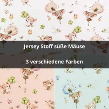 Jersey stoff süße mäuse - jersey,