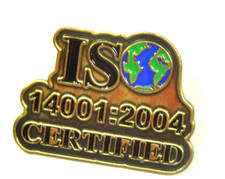 ISO 14001 2004 Certified Pin