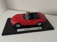 Welly Honda S2000 Cabrio, Rot, Maßstab 1:18