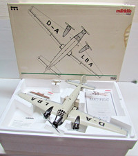 Märklin 1980 Junkers JU 52 Blechspielzeug Flugzeug mit Uhrwerkmotor in OVP (D2)