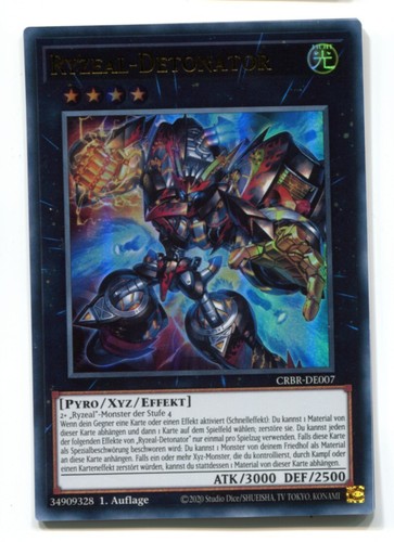 Ryzeal detonator - yu-gi-oh!,