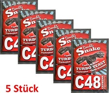5 x Turbohefe Double Snake C48 Vodka Alkohol Gärhefe Weinhefe Brennhefe 21%