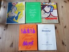 5 alte Notenhefte Notenbücher für Klavier gebraucht