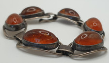 Armband Silber 835 Bernstein