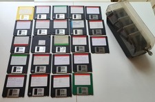 23 Disketten 3,5" Zoll HD (1.44 MB) in abschließbarer Disketten-Box