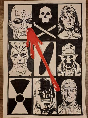 Watchmen originalzeichnung - watchmen,