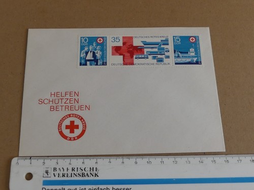 Ddr briefumschlag briefmarke - ddr,