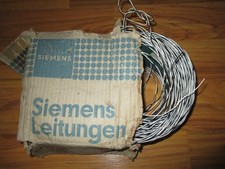 Spule Draht Klingeldraht Siemens YV 2 x 0,6 / 1.1  Bastler Modellbau 250 Meter ?