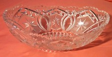 Schwere glasschale vintage - glasschale,