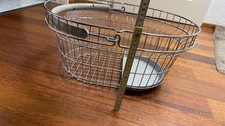 Einkaufskorb Metallkorb Tragekorb mit Henkel
