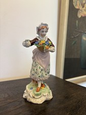 Porzellan Figur Sächsische Porzellan-Manufaktur Dresden Handbemalt
