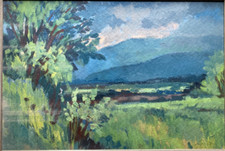 ::OIL PAINTING SPRING GREEN