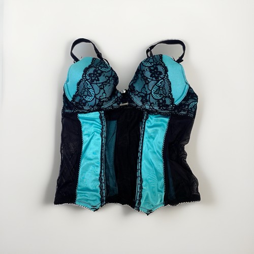 Korsett corsage vintage - korsett, blau