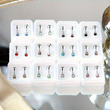 12-tlg medizin Ohrstecker-Set