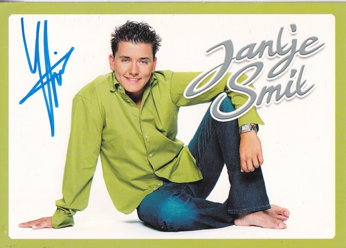 Autogramm jantje smit - autogramm,