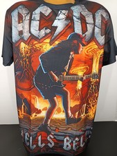 AC/DC "Hells Bells" T-Shirt, beidseitig bedruckt, ACDC Angus Young