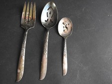 3 Teile  Besteck  Wm A Rogers