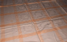 Altes Damast Tischdecke Webmuster 140 x 125 cm (13189)