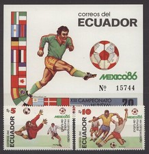 Fußball WM 1986, Soccer - Ecuador - ** MNH