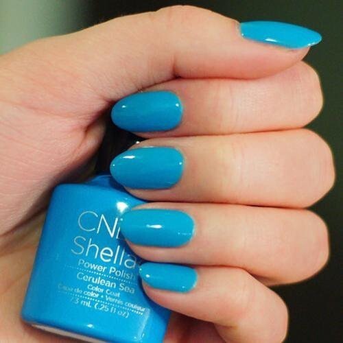 Cnd shellac cerulean - shellac,