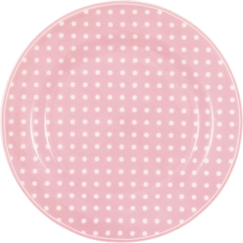 Greengate plate dotty - dotty, pale