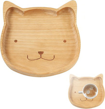 Holztablett Katzen-Design