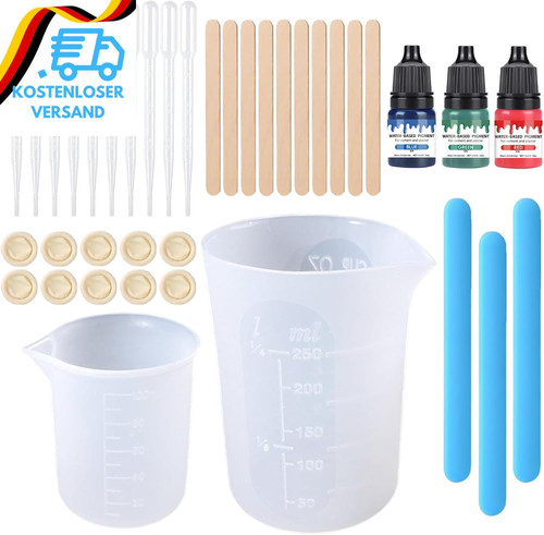 Silikon messbecher set - silikon, für