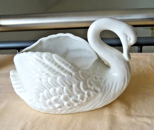 Vintage schwan weiß - schwan,