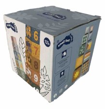 Legler Small Foot Stapelwürfel Safari ab 1 Jahr Motorik Spielzeug Sortierspiel