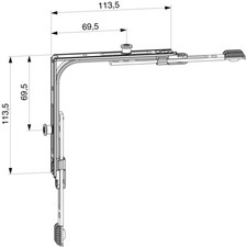 Maco Eckumlenkung 222202 mit 2