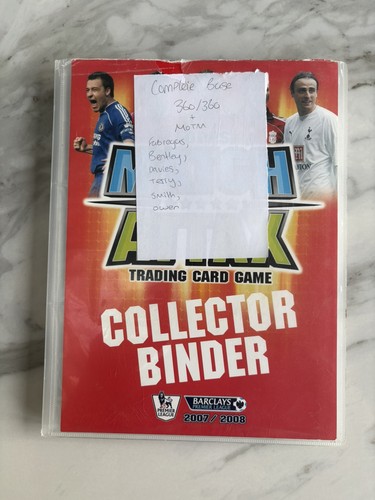 Topps match attax 2007 - match, 2007/08