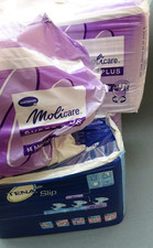 34x Molicare Super Plus, 21x Tena Slip Windeln M - Vintage Diapers, Inkontinenz