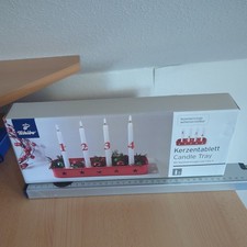 Kerzentablett aus Metall von