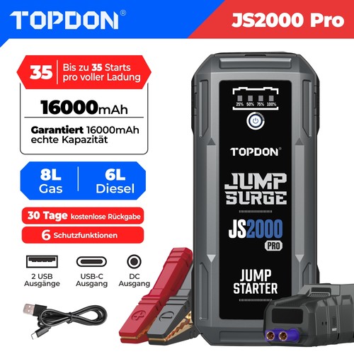 Topdon js2000 2500a starthilfe - topdon,