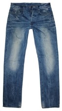 G-Star Herren Jeans Hose 3301 STRAIGHT Regular W32 L34 blau gstar raw *