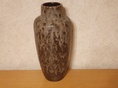 Große keramikvase braun - große, braun/grau
