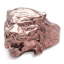 Echt 18K Rotgold Tiger Ring