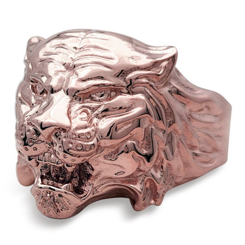 Echt 18k rotgold tiger - tiger, ring