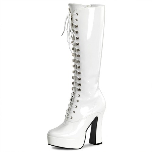 Pleaserusa plateau kniestiefel - pleaserusa, plateau-kniestiefel