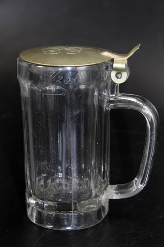 Alter bierkrug glas ltr - bierkrug, 7/20
